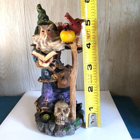 Vtg Resin Wizard Fantasy Figurine - Picture 4 of 5